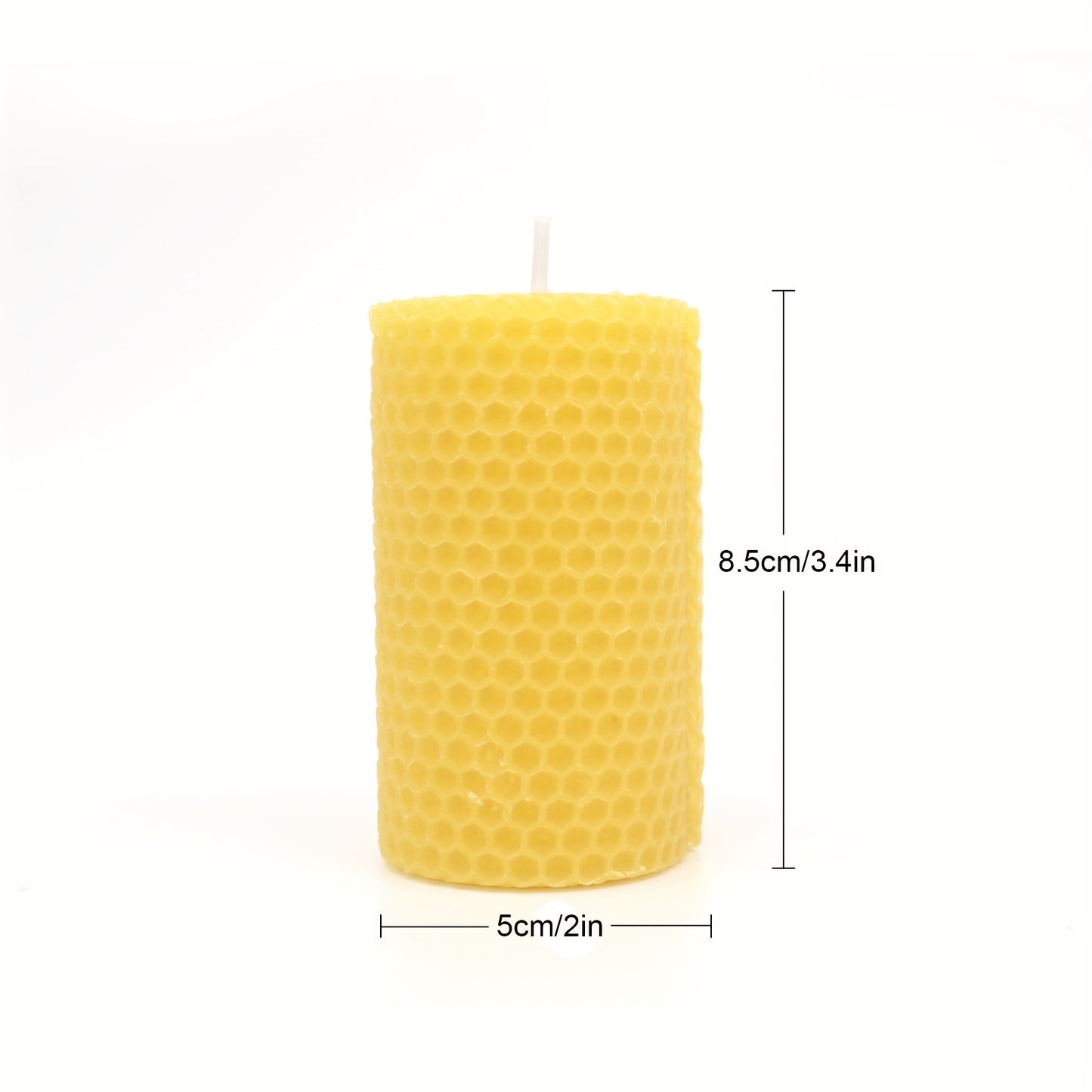 3-Pack Honeycomb Beeswax Candles