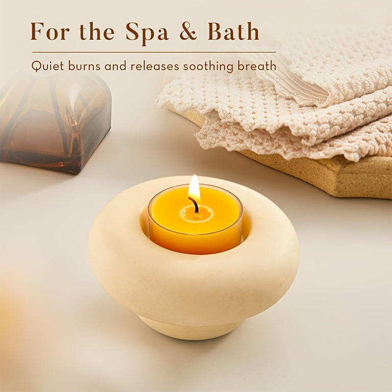 12-Pack Organic Beeswax Tealight Candles