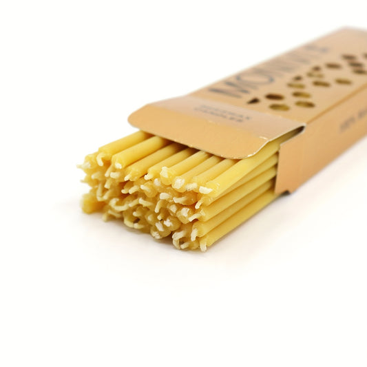 50-Pack Beeswax Birthday Candles