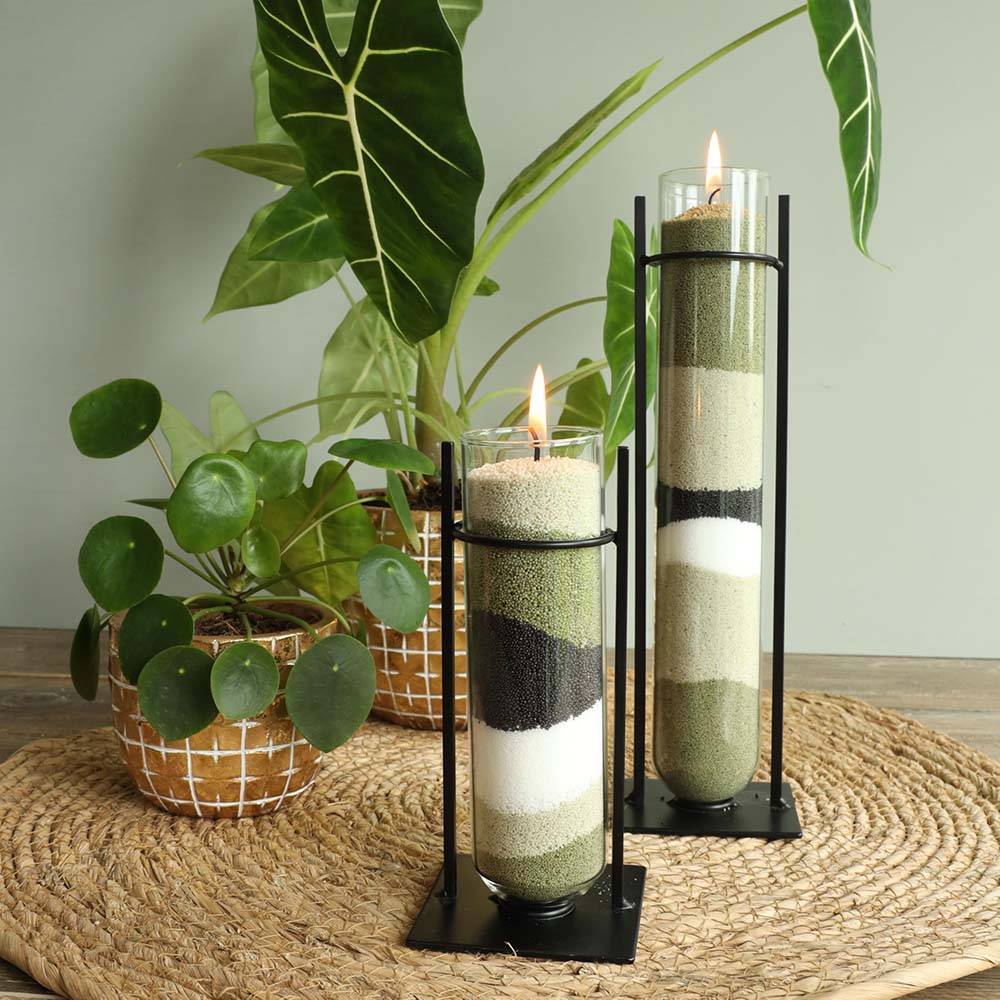 candle sand with wicks