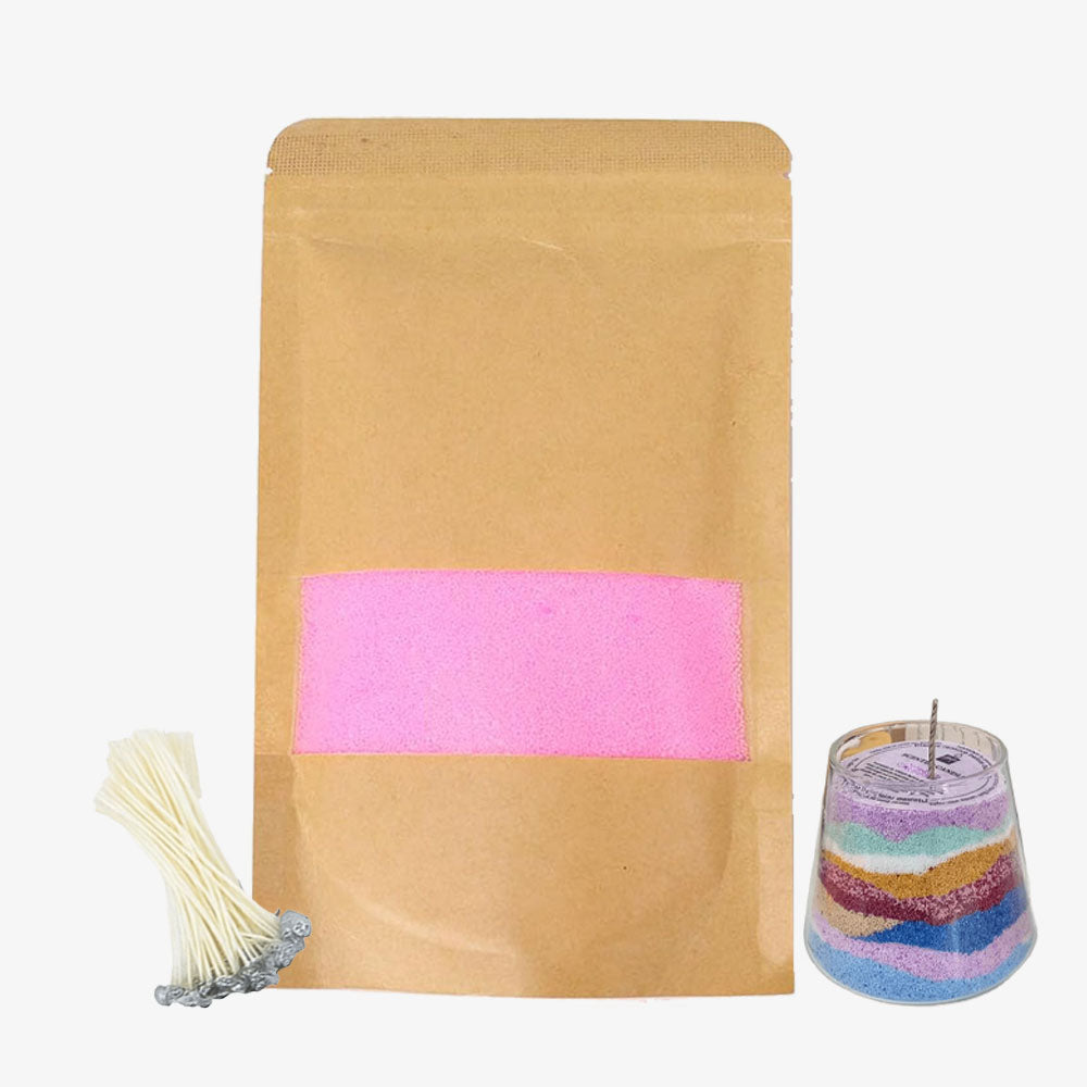 pink sand candle