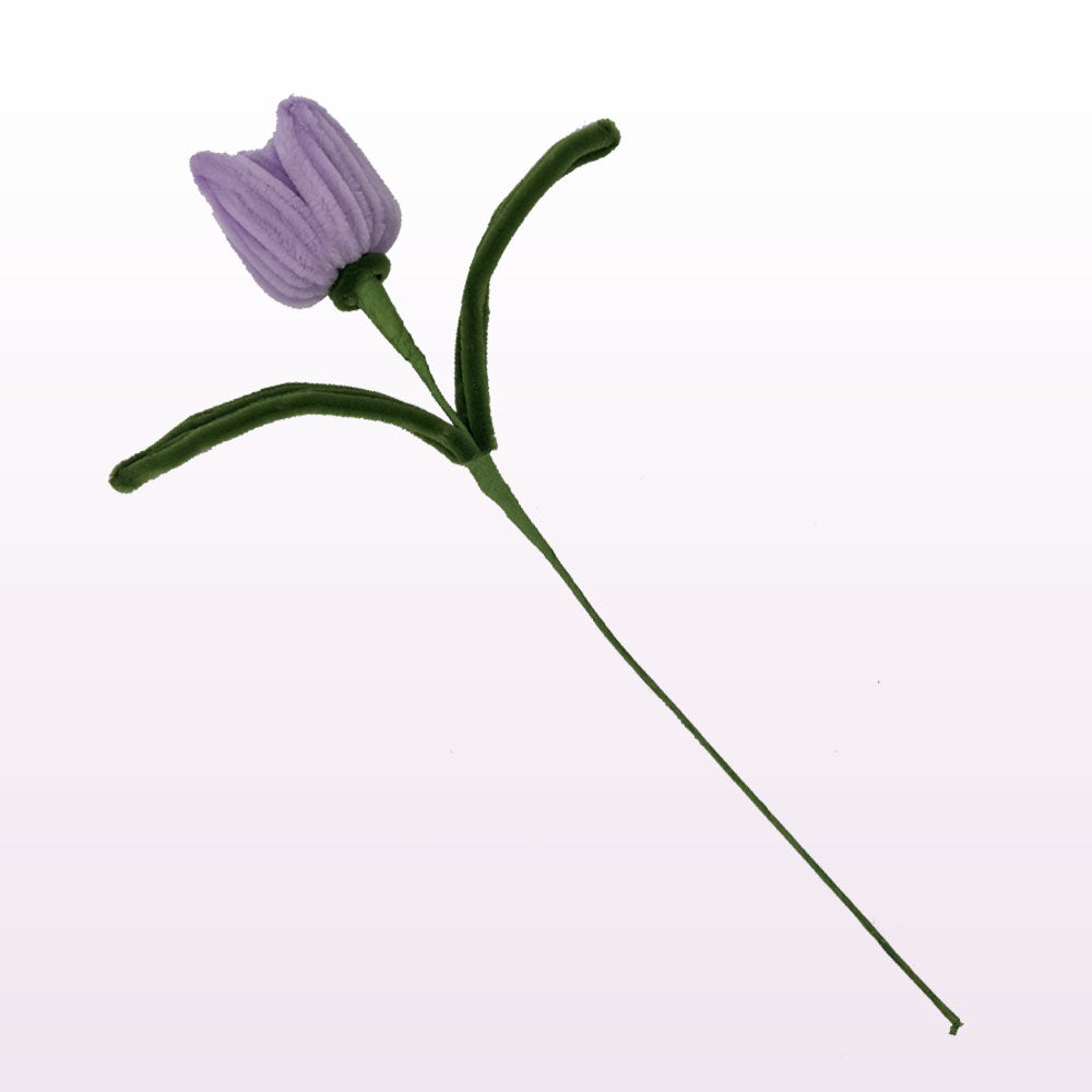 purple faux flower