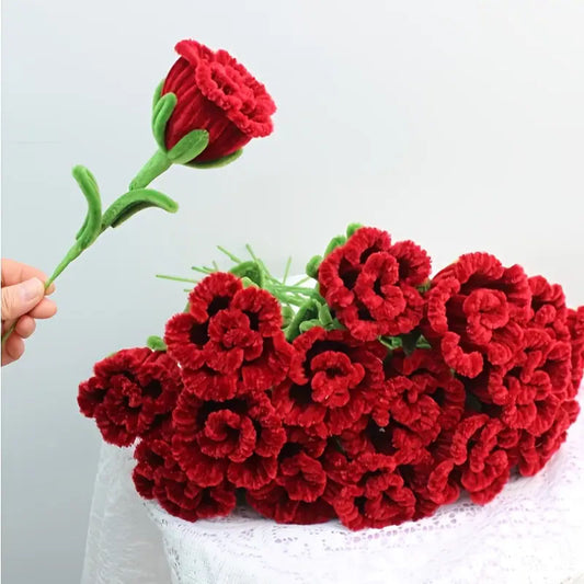 ruby rose fake flower