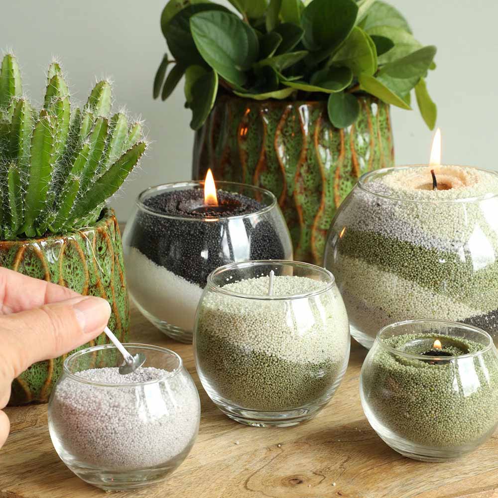 sand art candles