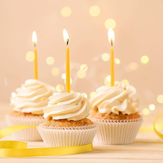 50-Pack Beeswax Birthday Candles
