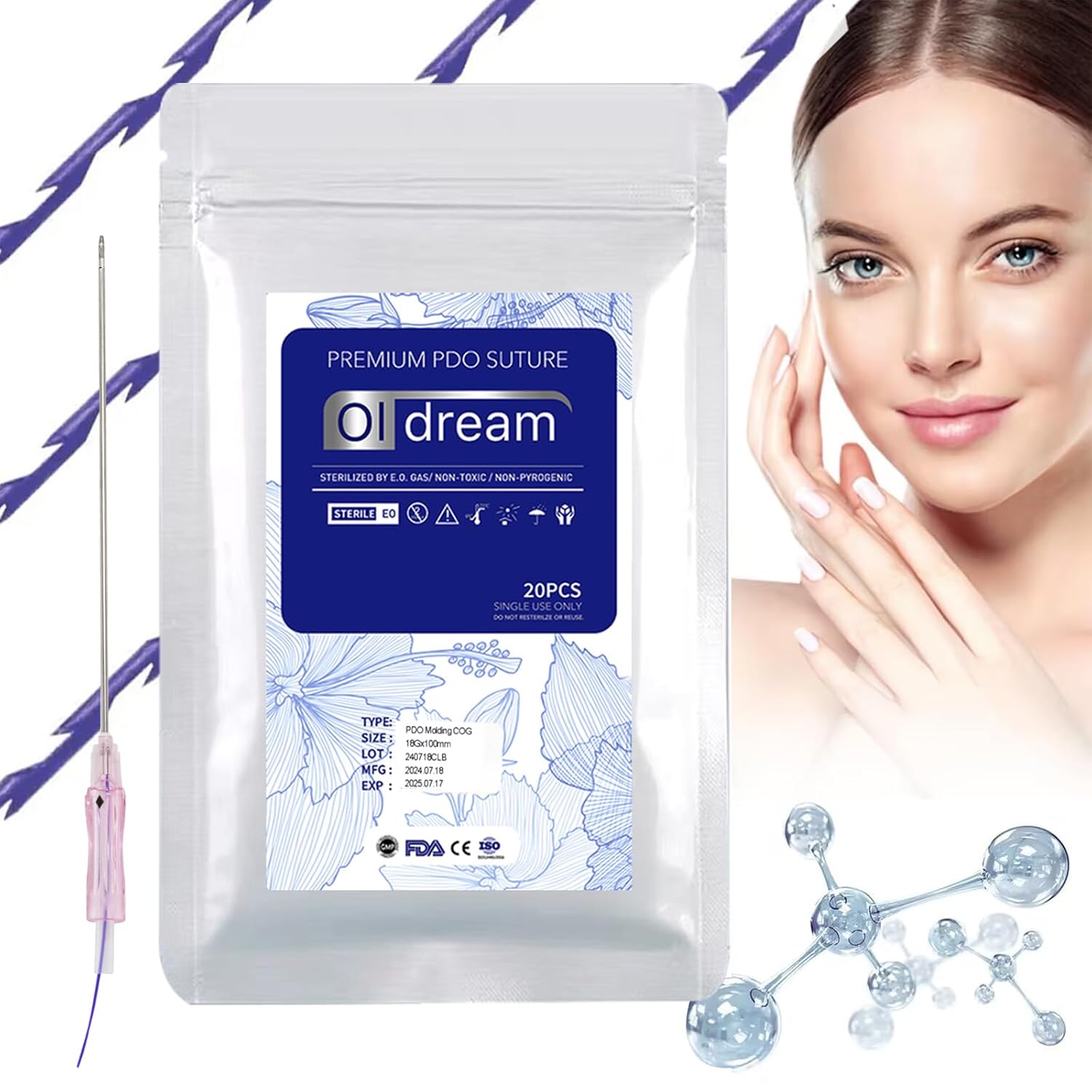 oldream pdo 3D molding cog threads