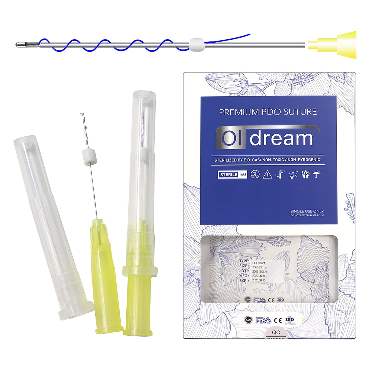 oldream pdo screw threads b-blunt 30G 25mm