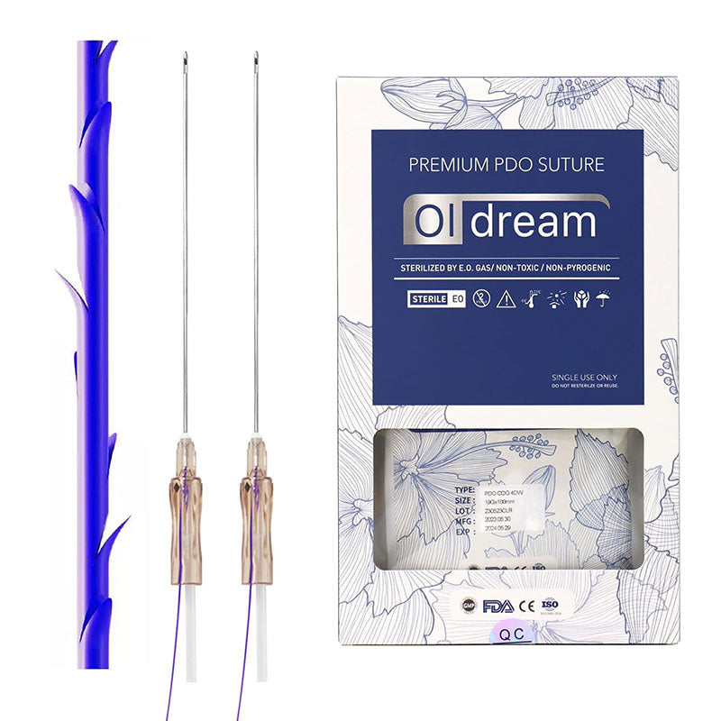 4d w-blunt cannula 19G 100mm pdo cog threads