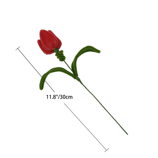 11.8" long artificial tulips
